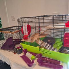Hamster Cage and Accessories Bundle