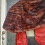 Vintage real mink brown cape (postage included) Image 2
