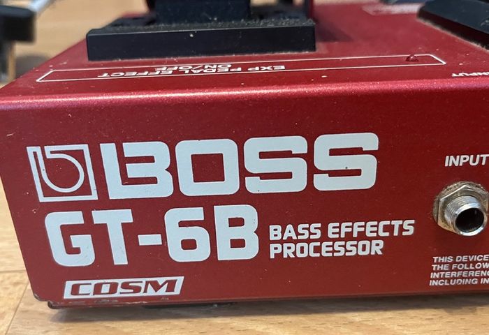 Boss GT-6B Bass Effects Processor