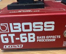 Boss GT-6B Bass Effects Processor