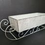 M&S, Christmas Metal Planter Box Mini Hamper Basket Holder Vintage Style Decor Image 2