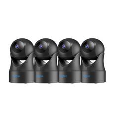 Owltron 4pcs Indoor Pan/Tilt Security Camera 2K, Smart Cam for Home Security with Motion Detection, 2.4G WiFi with Phone APP, Baby/Pet Camera with IR Night Vision & Two Way Talk