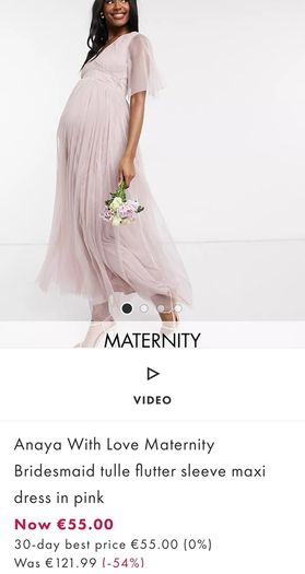 Maternity Wedding Guest or Bridesmaid Dress
