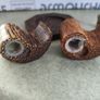 Wooden Salt & Pepper Fensui Made Of Kittul Wood Ceylon Very Attractive Small Pot Image 3