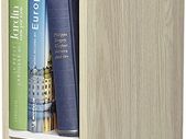 Iris Ohyama, Bookcase/2-Tier Cabinet Shelf/Side furniture/Space Saving Shelf, Modular,Adjustable shelf height 3.2 cm, Office, Living Room - Space Saving Shelf - UB-6015 - Light Brown