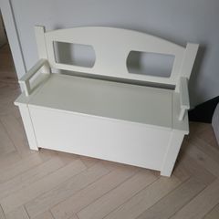 Kids bench with storage.