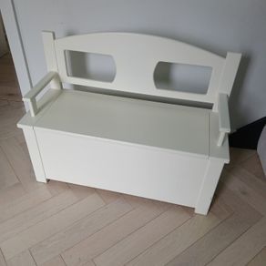 Kids bench with storage.
