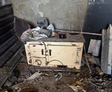 Old kitchen range