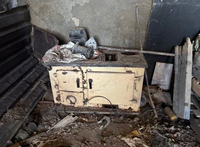 Old kitchen range