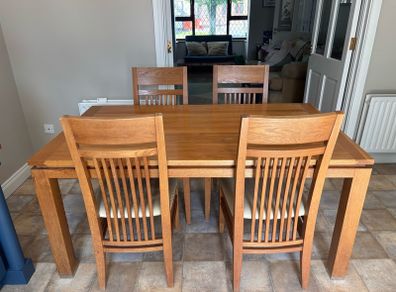 Wooden Kitchen table and Chairs