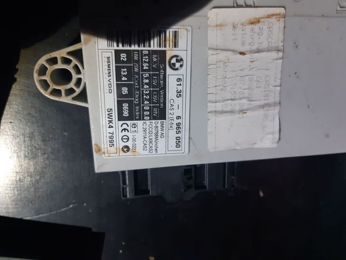 BMW 5 Series E60 CAS 2 Control Module 6965050
