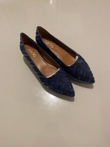 Brog - Shauna - Pump Navy Applique