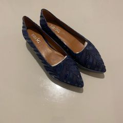 Brog - Shauna - Pump Navy Applique