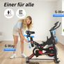Exercise Bike Indoor Cycling Bike with Silent Belt Image 5