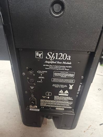 Electro-Voice Sb120 bass bins