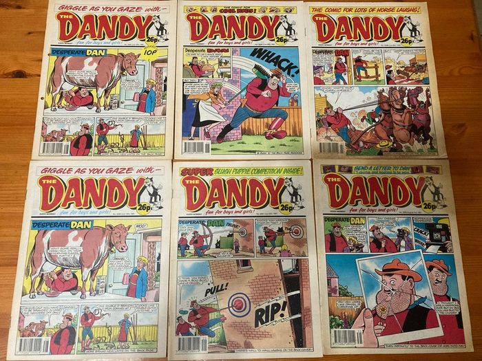 Comics: 'The Dandy' 1991,1992,1994 and 1995 (46 comics)