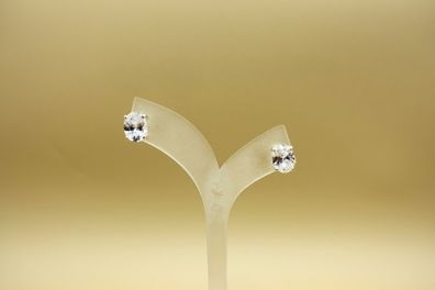 Sterling Silver Women's Zirconia Earrings