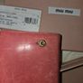 Miu miu genuine leather pink wallet Image 9