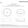 Entero Concrete Vessel Basin - Dusky Pink Image 2