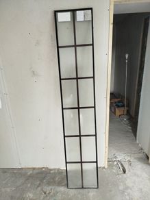 2 double glazed glass panes