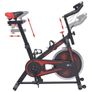 Exercise Training Bike with Pulse Sensors Black and Red Image 3