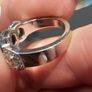 14K White Gold Diamond Ring Image 3