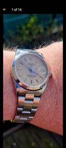 rolex oyster perpetual date lemon dial 34MM