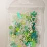 100pcs Green Nail Art Mix Image 2