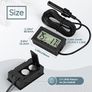 FREE EXPRESS SHIPPING Digital Thermometer Hygrometer with Probe Thermometers Temperature Humidity Gauge Meter for Reptile Incubator Poultry Office Living Room 3PCS Image 5