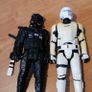 star wars figures some discolouration to white one  price for  two Image 4