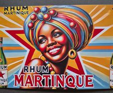 Vintage Style  Metal Sign. Rhum/rum drink advertisement.