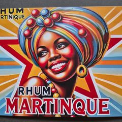 Vintage Style  Metal Sign. Rhum/rum drink advertisement.