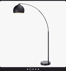 Designer arc floor lamp