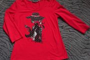 Red Top by Betty Barclay elements   Size 14