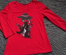 Red Top by Betty Barclay elements   Size 14