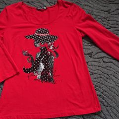 Red Top by Betty Barclay elements   Size 14
