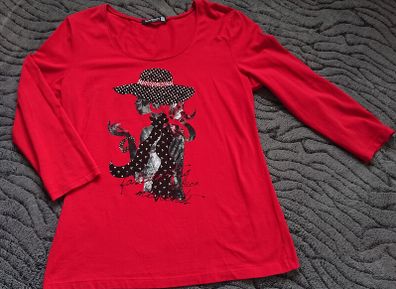 Red Top by Betty Barclay elements   Size 14
