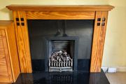 Solid wooden fireplace for sale