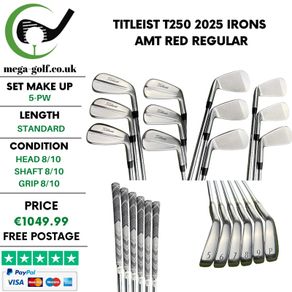 Titleist T250 2025 Irons / 5-Pw / AMT Red Regular
