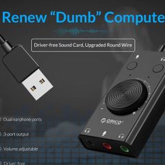 Orico SC2 USB External Sound Card Windows Mac Linux