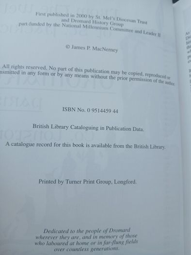 Dromard, Longford local history