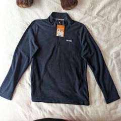 Regatta navy quarter zip fleece