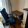 Small Desk and Office Chair Image 3