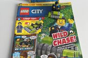 LEGO CITY magazine with minifigure and lawnmower