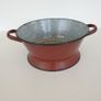Vintage enamel sieve large handles farmhouse Image 4