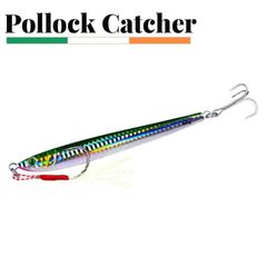 Green Metal Jig Lure 40g "Pollock Catcher"