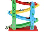 Kids Wooden Car Ramps Race 4 Level