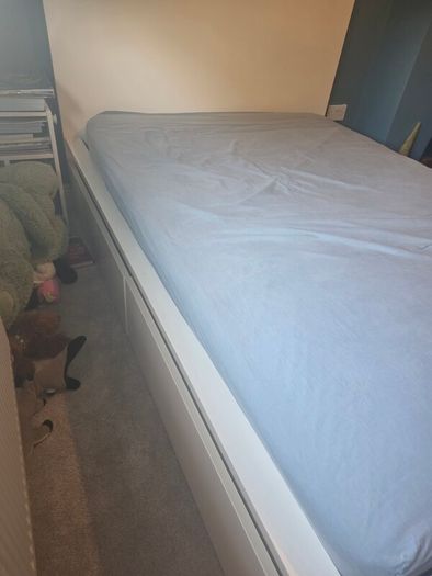 Double Bed Frame (Ikea Malm)