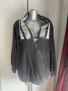 John Baner grey zipped jumper size UK20 EU48 Postage included