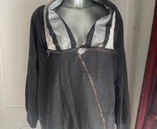 John Baner grey zipped jumper size UK20 EU48 Postage included